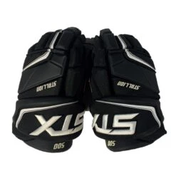 STX Stallion 500 Ice Hockey Gloves -Hockey Specialty Shop 500 black.white front scaled