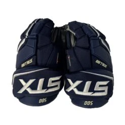 STX Stallion 500 Ice Hockey Gloves -Hockey Specialty Shop 500 navy.white front scaled