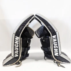 Vaughn Velocity VE8 - Used NCAA Pro Stock Goalie Pads (Black/Orange/Grey) -Hockey Specialty Shop GOAL117B2