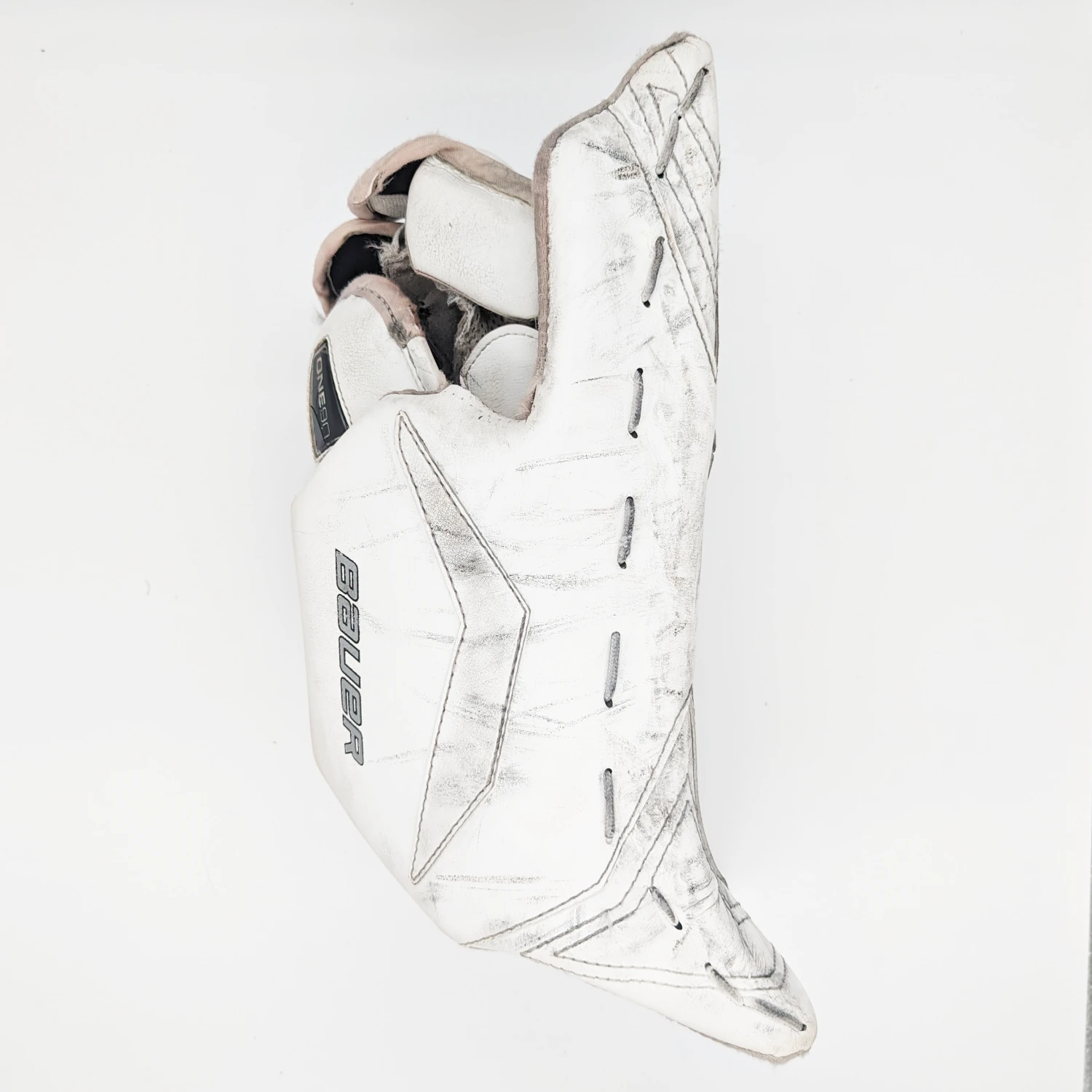 Used Bauer Supreme One90 - Goalie Blocker (White) 2 Used Bauer Supreme One90 - Goalie Blocker (White) - Image 2