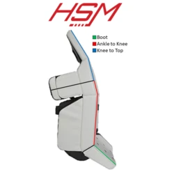 CCM AXIS - Used Pro Stock Goalie Pads (White) -Hockey Specialty Shop GoaliePadSizing 5ecc25fa c554 4134 b535 b96d947dee18