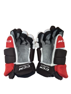 CCM HGTK Pro Stock Glove - Brown/White/Red -Hockey Specialty Shop HGTK 3