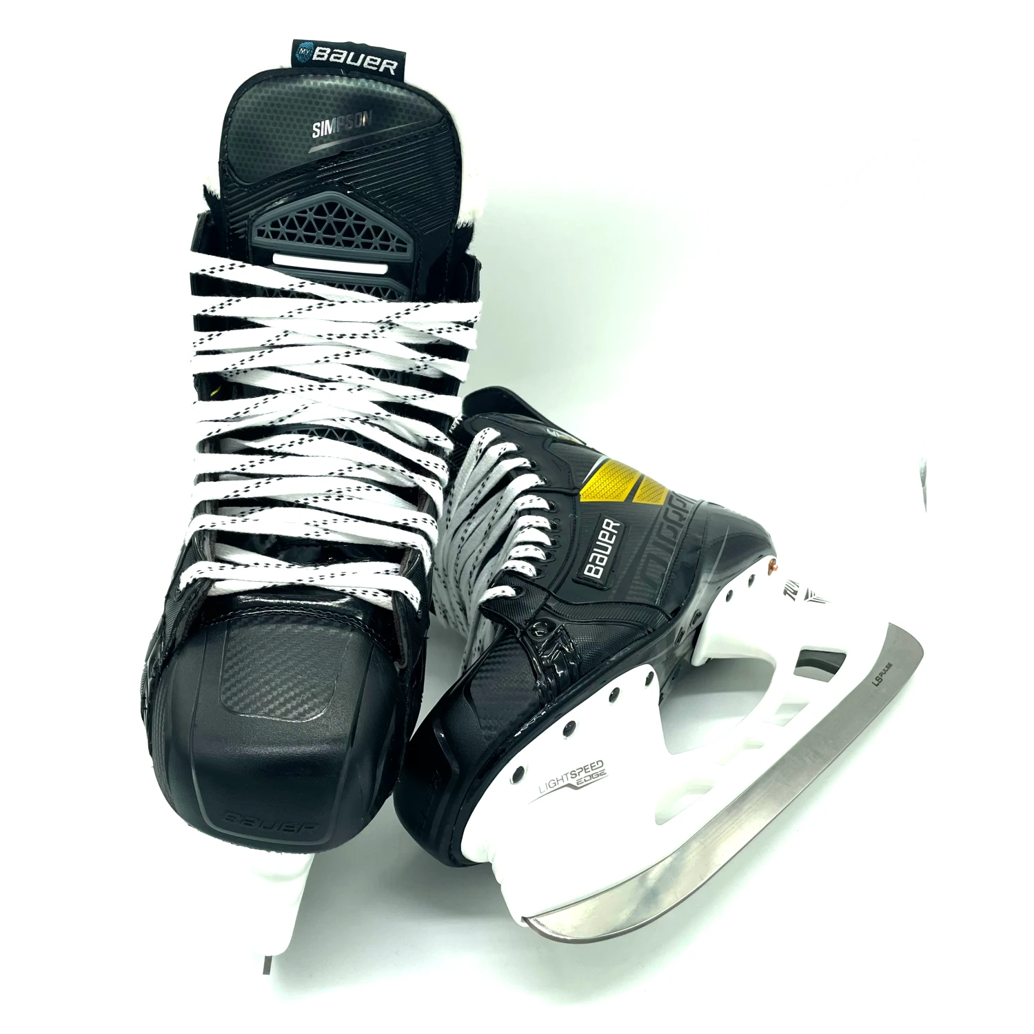 Bauer Supreme Ultrasonic - Pro Stock Hockey Skates - L10.5 R11D 1 Bauer Supreme Ultrasonic - Pro Stock Hockey Skates - L10.5 R11D
