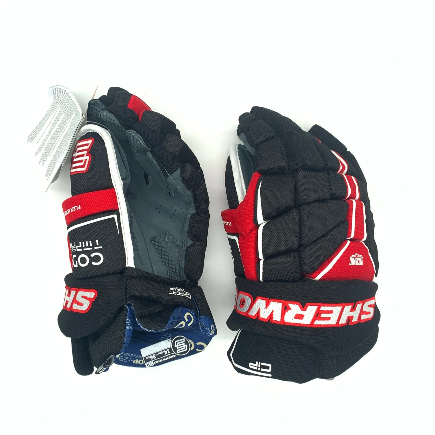 Sherwood Code TMP Pro - Senior Hockey Glove (Black/Red/White) 1 Sherwood Code TMP Pro - Senior Hockey Glove (Black/Red/White)