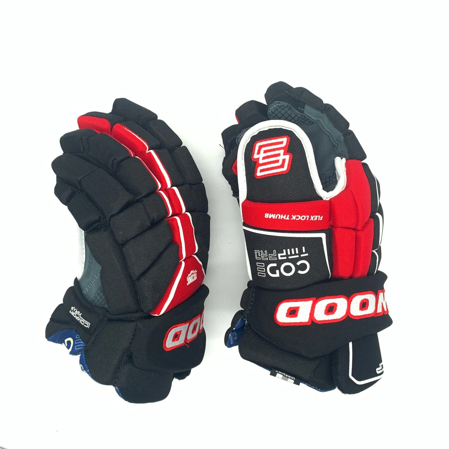 Sherwood Code TMP Pro - Senior Hockey Glove (Black/Red/White) 2 Sherwood Code TMP Pro - Senior Hockey Glove (Black/Red/White) - Image 2