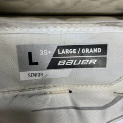 Bauer Vapor HyperLite - Used Pro Stock Goalie Pads (White/Silver) 7 Bauer Vapor HyperLite - Used Pro Stock Goalie Pads (White/Silver) -Hockey Specialty Shop Photo2023 04 25 31026PM scaled