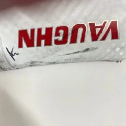 Vaughn Velocity V9 - Used Pro Stock Goalie Blocker (Red/White) 9 Vaughn Velocity V9 - Used Pro Stock Goalie Blocker (Red/White) -Hockey Specialty Shop Photo2023 05 02 44516PM scaled