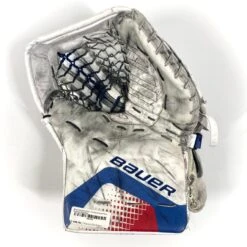 Bauer Supreme 2S Pro - Used Pro Stock Goalie Glove (White/Red/Blue)