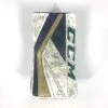 Used CCM Premier II - Pro Stock Goalie Blocker (White/Gold/Navy)