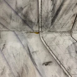 CCM AXIS - Used Pro Stock Goalie Pads (White) -Hockey Specialty Shop Photo2023 06 13 124412PM scaled