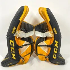 CCM Extreme Flex IV - Used Pro Stock Goalie Full Set (Black/Yellow) -Hockey Specialty Shop Photo2023 06 13 13344PM scaled