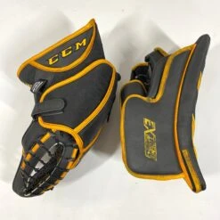 CCM Extreme Flex IV - Used Pro Stock Goalie Full Set (Black/Yellow) -Hockey Specialty Shop Photo2023 06 13 13709PM scaled
