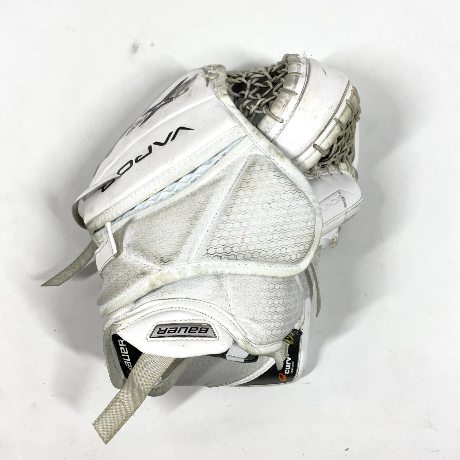 Bauer Vapor 2X Pro - Used Pro Stock Goalie Glove (White) 2 Bauer Vapor 2X Pro - Used Pro Stock Goalie Glove (White) - Image 2