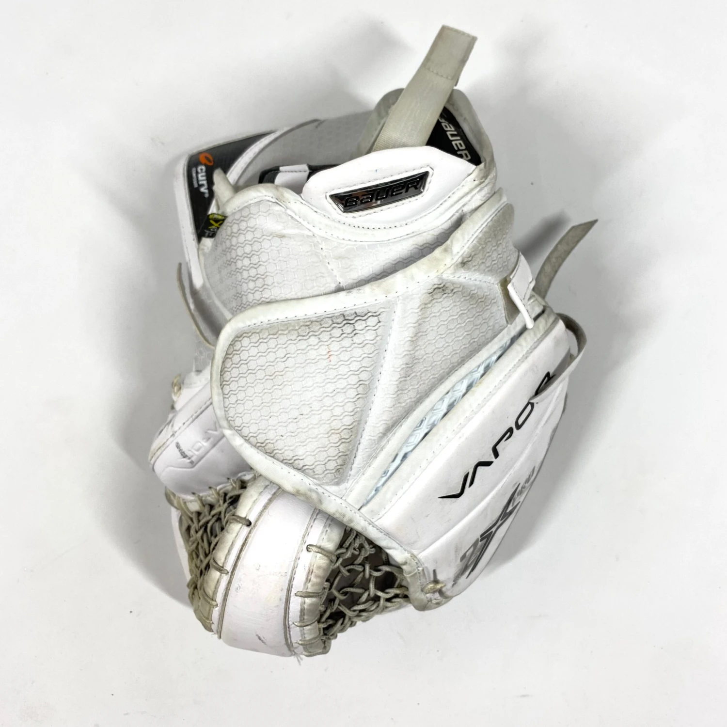 Bauer Vapor 2X Pro - Used Pro Stock Goalie Glove (White) 3 Bauer Vapor 2X Pro - Used Pro Stock Goalie Glove (White) - Image 3