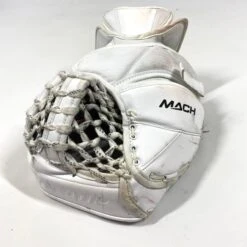 Bauer Supreme Mach - Used Pro Stock Goalie Glove (White/Red/Black) -Hockey Specialty Shop Photo2023 06 15 35326PM scaled