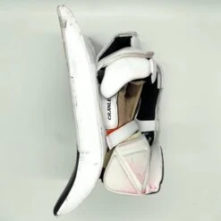 Used Bauer Vapor Hyperlite - Pro Stock Goalie Blocker (Navy/Orange) -Hockey Specialty Shop Photo2023 08 07 54044PM scaled