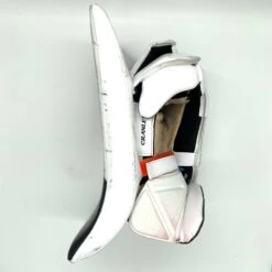 Used Bauer Vapor Hyperlite - Pro Stock Goalie Blocker (White/Orange/Navy) -Hockey Specialty Shop Photo2023 08 07 54114PM scaled