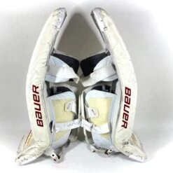 Bauer Vapor 1X OD1N - Used Pro Stock Goalie Pads (White) -Hockey Specialty Shop Photo2023 08 15 43658PM scaled