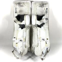 Bauer Vapor 1X OD1N - Used Pro Stock Goalie Pads (White) -Hockey Specialty Shop Photo2023 08 15 43844PM scaled