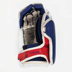 Bauer Vaughn Velocity V9 - NCAA Pro Stock Full Goalie Set (White/Blue/Red) 17 Bauer Vaughn Velocity V9 - NCAA Pro Stock Full Goalie Set (White/Blue/Red) -Hockey Specialty Shop v9set3 ebafdf43 fcf7 4a2f 9879 fb51d8cabe87